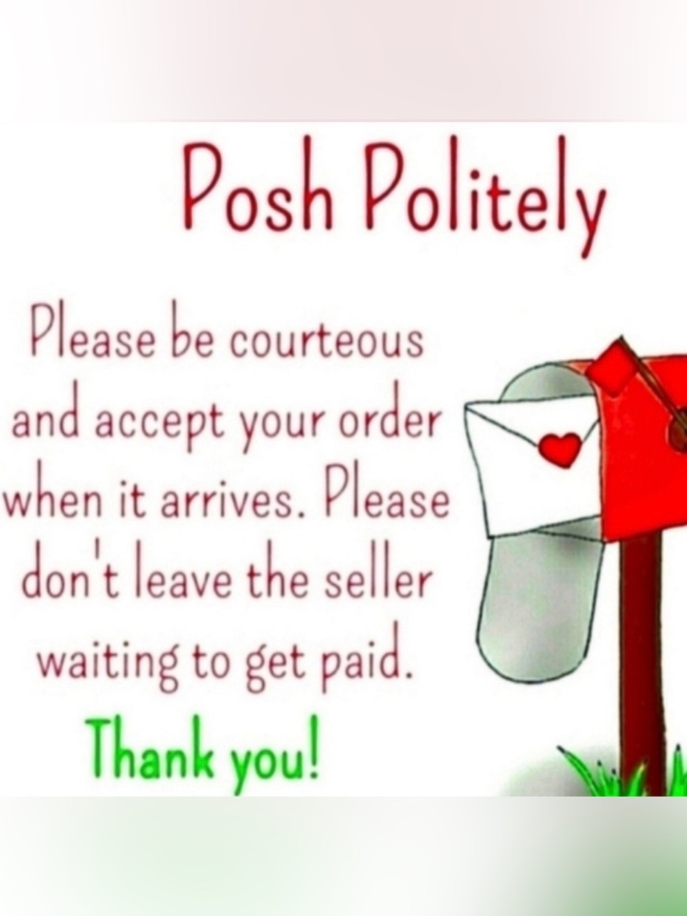 Posh politely 🌷